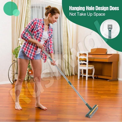 Bathroom Cleaning Brush with Wiper